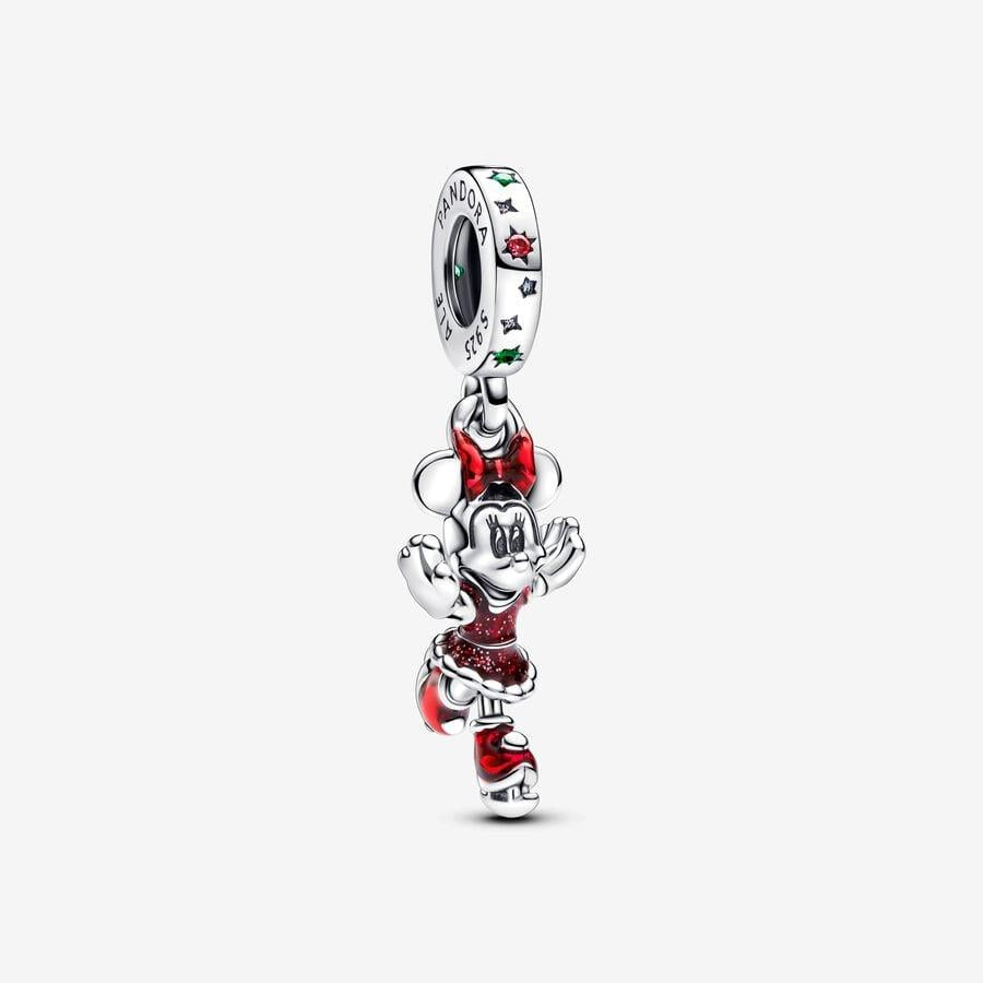 Minnie Maus Eislaufen Charm-Anhänger