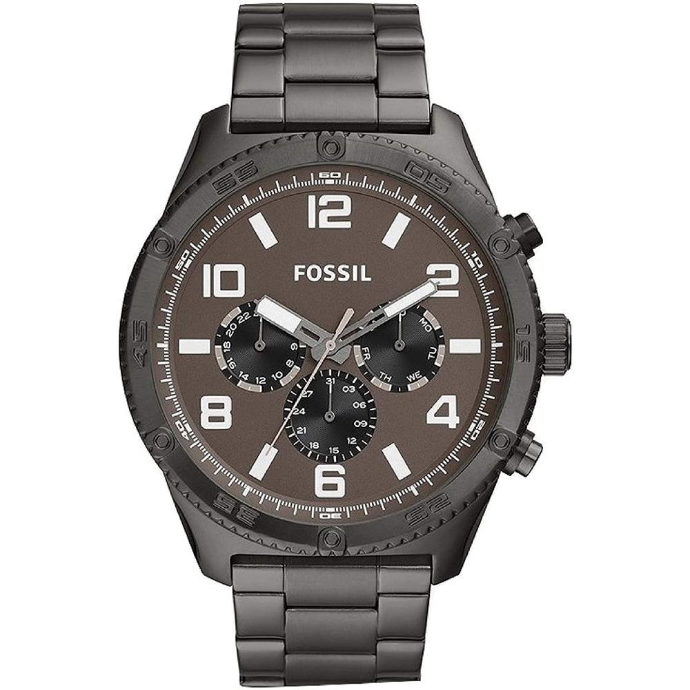 Fossil BQ2533 Brox Multifunction Smoke Stainless Steel Men's Watch - Watch Home™