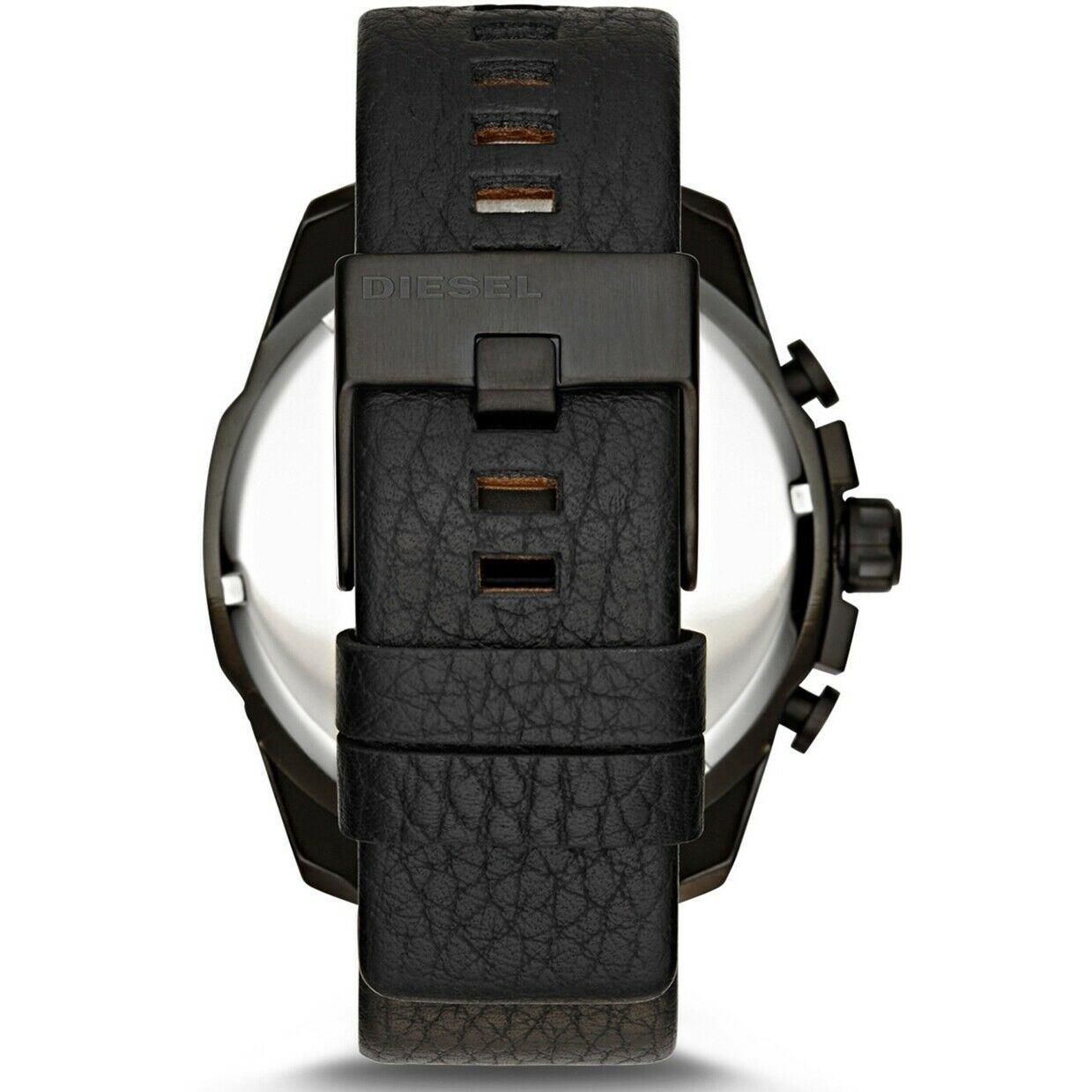 Diesel DZ4323 Mega Chief Chronograph Black Dial Men's Watch - Watch Home™