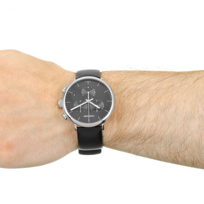 Calvin Klein K8M271C1 High Noon Chronograph Quartz Black Dial Men's Watch - Watch Home™
