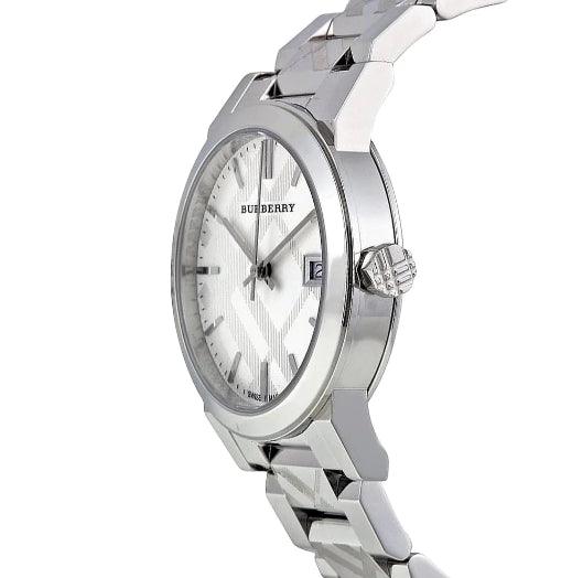 Burberry BU9750 City Chronograph Silver Dial Stainless Steel Women's Watch - Watch Home™